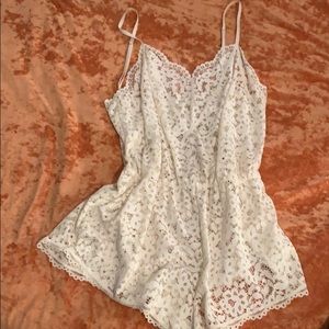 Victoria’s Secret lace jumper pajamas